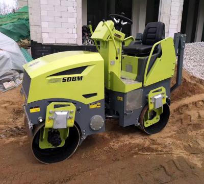 奔馬小型壓路機(jī)土方壓實(shí)、溝槽回填施工案例